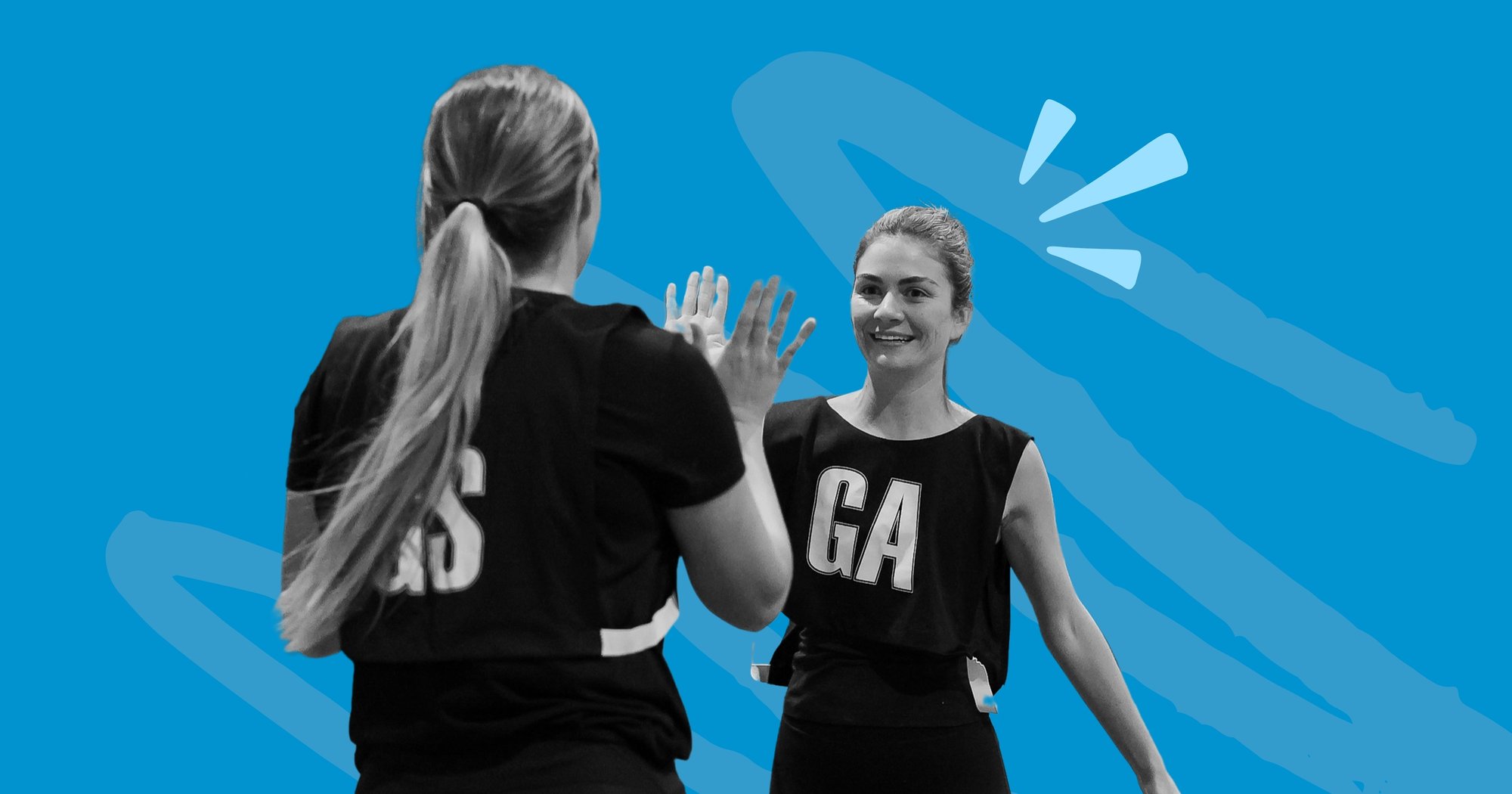 Ladies morning netball banner 